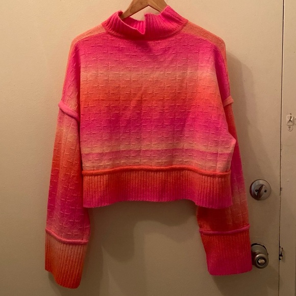 Anthropologie pilcro cropped mock neck sweater - Picture 3 of 7